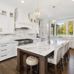 Custom kitchen by Hueber Homes